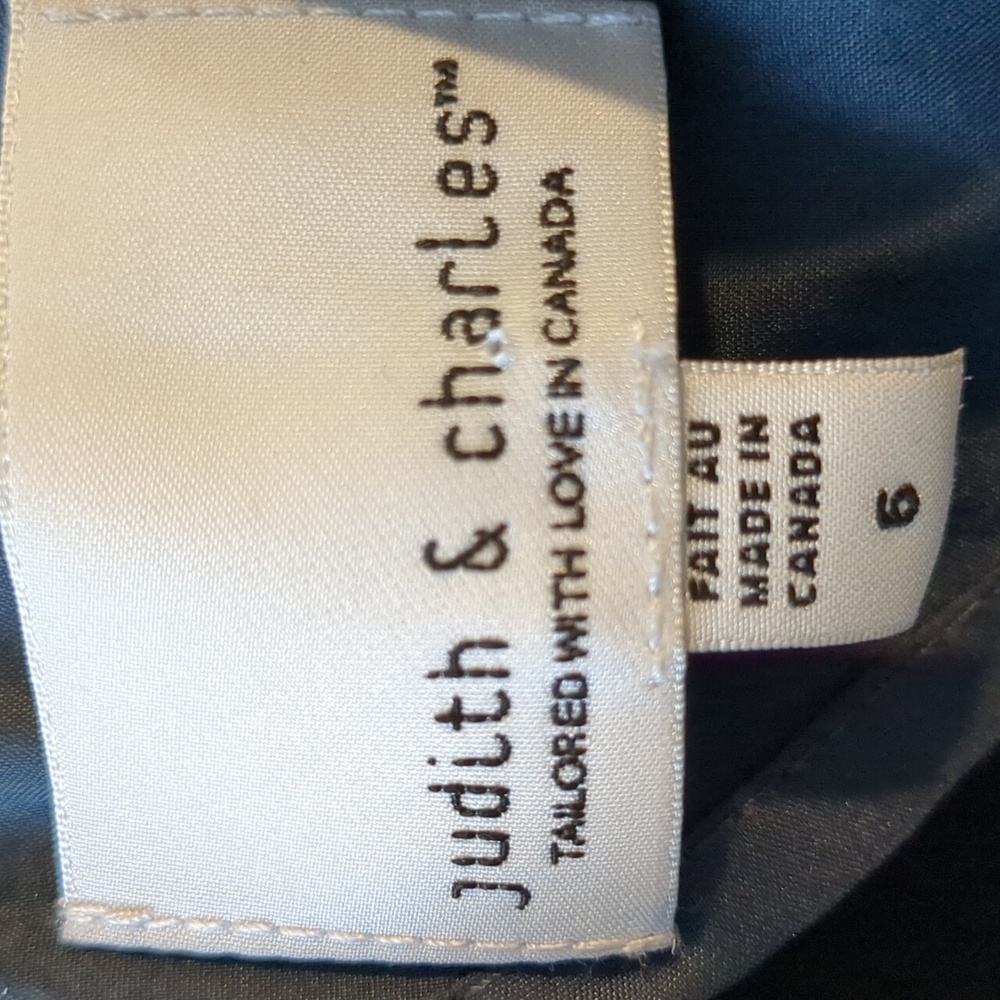 Judith & Charles stretch knit blazer Sz 6 - Picture 7 of 8